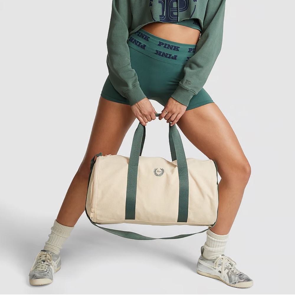 NWT VICTORIA'S SECRET Canvas Duffle NEW